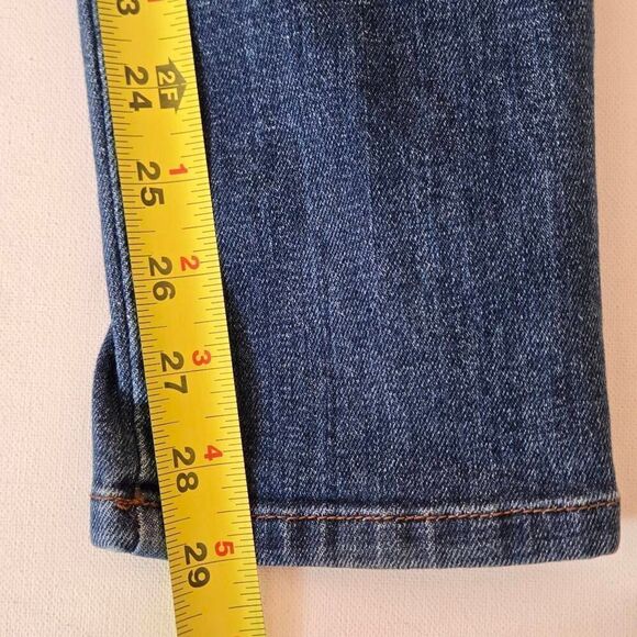 James Jeans Womens Zip Fly High Rise Straight Leg Denim Jeans Blue Size 29 - Picture 12 of 14